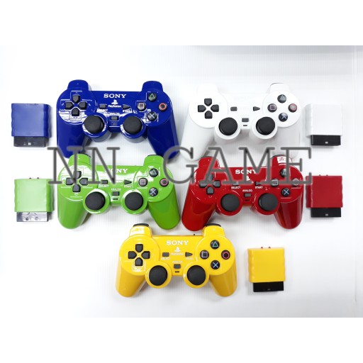Termurah STIK/STICK PS2/PS 2 WIRELESS WARNA - Putih