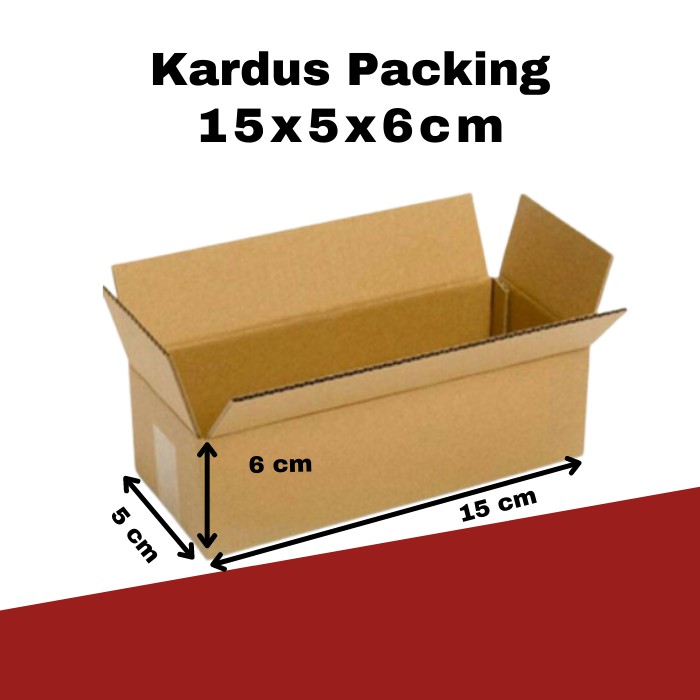 

PROMO Kardus Packing Ukuran Panjang 15 cm Lebar 5 cm Tinggi 6 cm