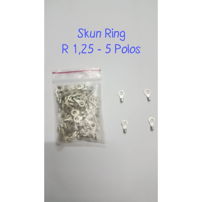 Skun Kabel Ring O Non Isolated 1.25-5 / Skun VR 1.25-5 POLOS / Skun 1.5mm / Skun Bulat 1.25-5 POLOS