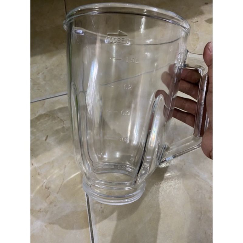 gelas kaca blender miyako 1,5 liter