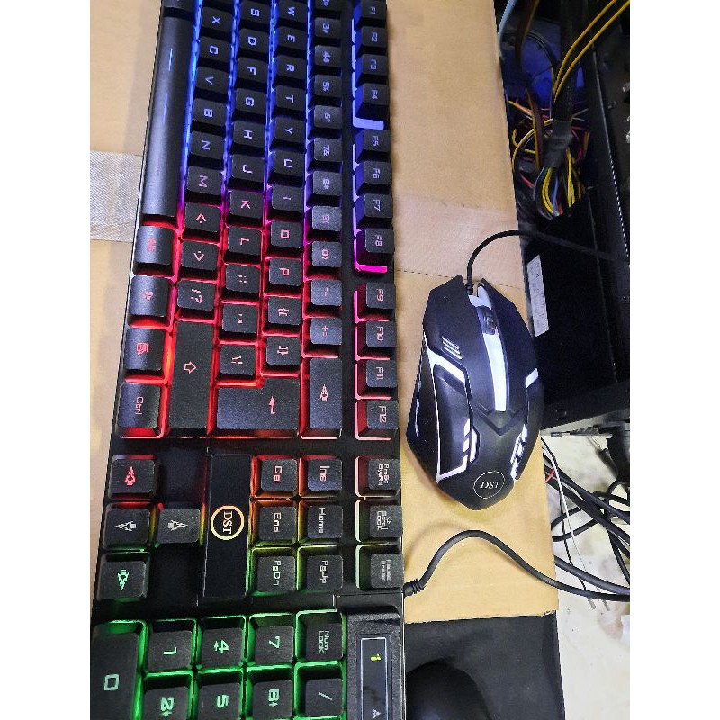 Keyboard Mouse RGB Led Dst Rainbow