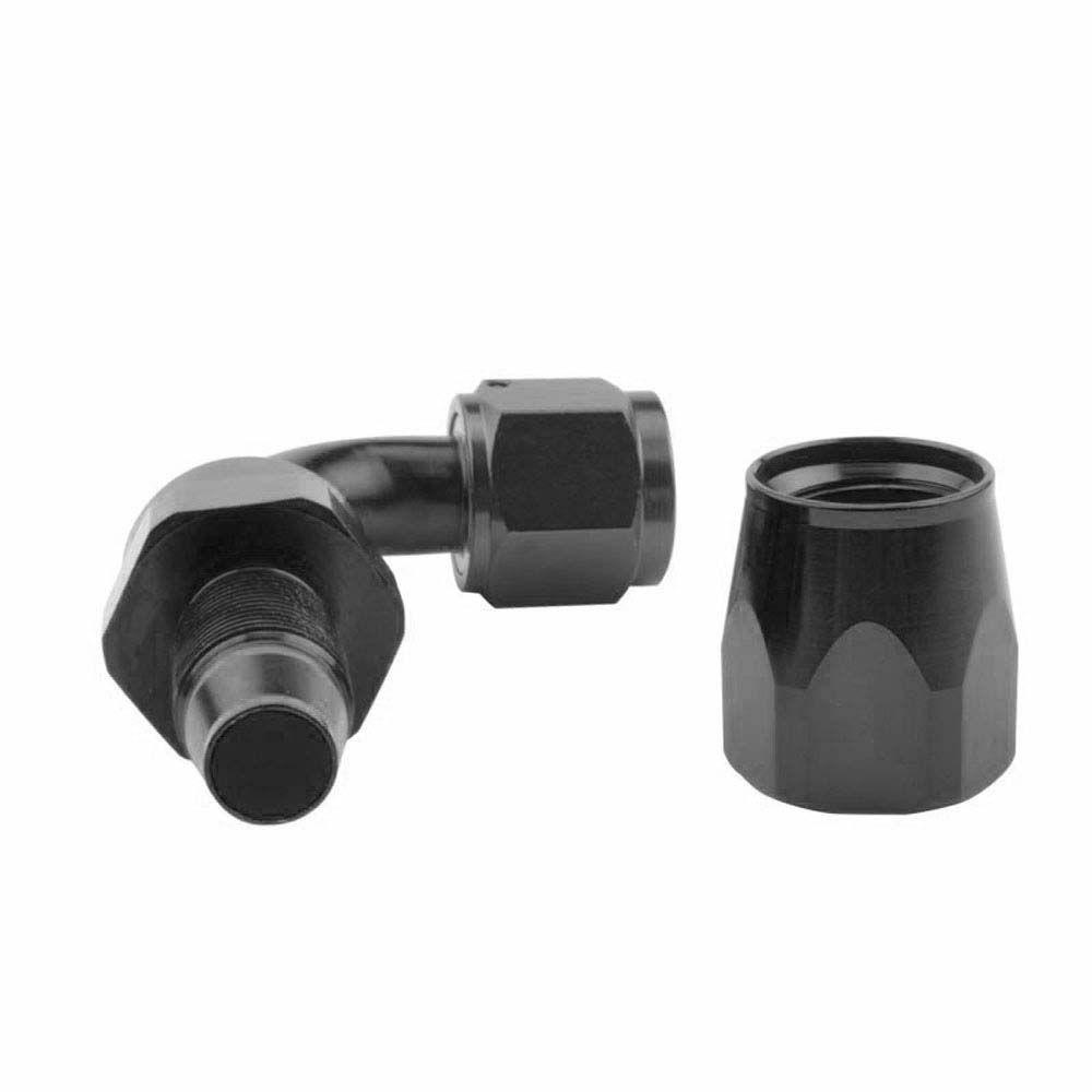 Lanfy Swivel Hose End Fitting Reusable Anoized Aluminium AN6 AN8 AN10 Fitting Siku Lurus Selang Bakar Minyak Bahan Bakar Oli Push On Lock