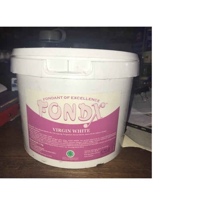 

Fondant FondX Virgin White 5kg - Gosend / Grab Only!!