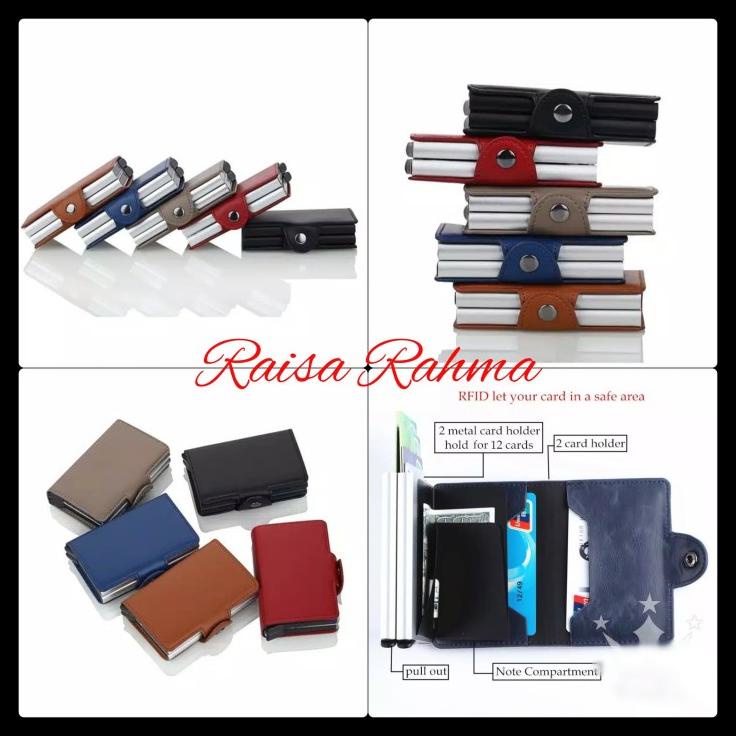 

BEST SELLER !!! DOMPET KARTU KREDIT/ATM/STNK SMART WALLET CREDIT CARD DOUBLE HOLDER TERLARIS