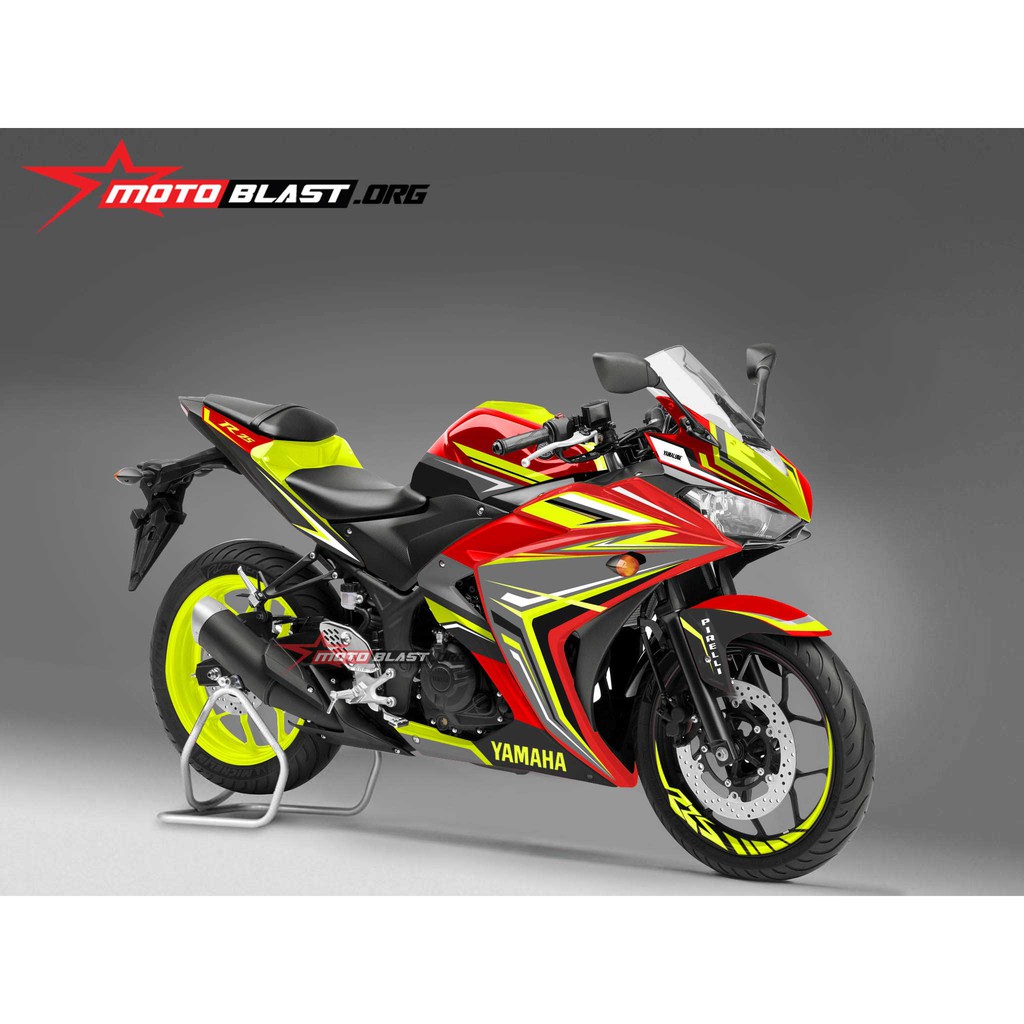 Cutting Sticker Monster Yamaha R25