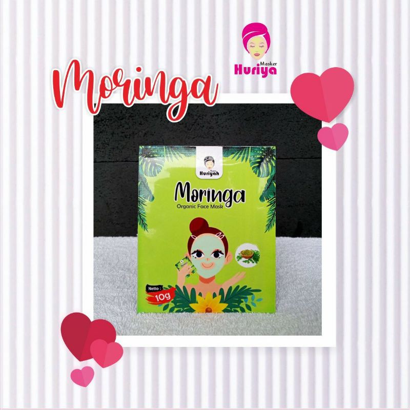 MASKER ORGANIK MORINGA / MASKER ORGANIK / PROMO MASKER ORGANIK / MASKER ORGANIK DAUN KELOR