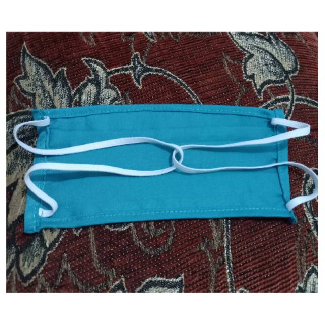 Masker Kain Instan Tali Karet Hijab Masker Tali Hijab Shopee Indonesia