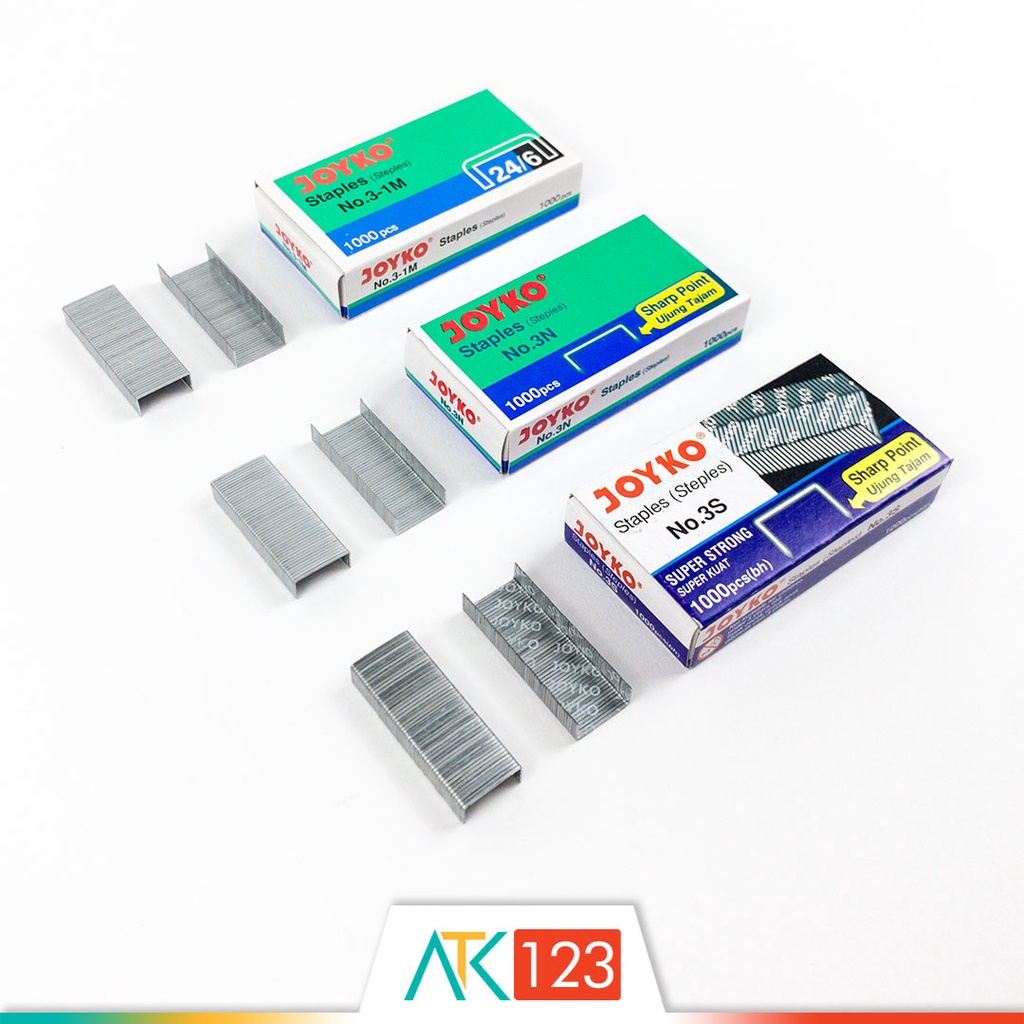 

Staples / Steples / Isi / Refill Stapler / Hekter / Jepretan / Jetrekan Besar Joyko No. 3 - 24/6