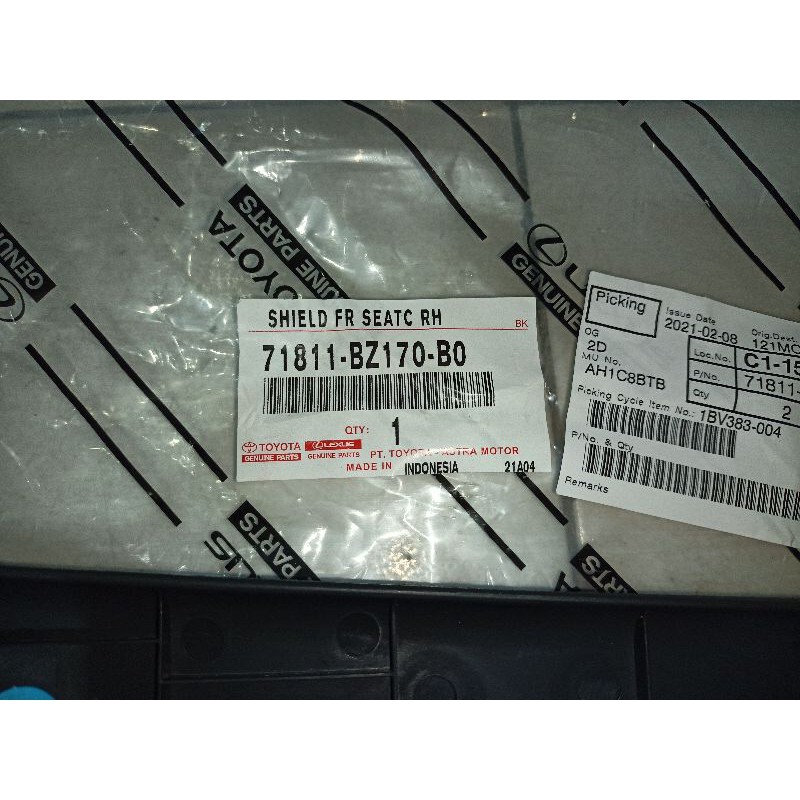 cover jok depan Agya Ayla 2014-2021