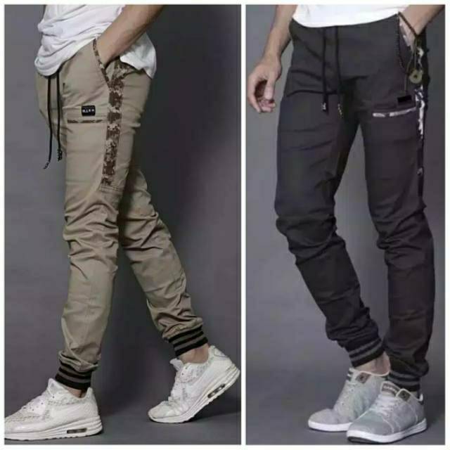  CELANA  JOGGER  LIST LORENG  Shopee Indonesia