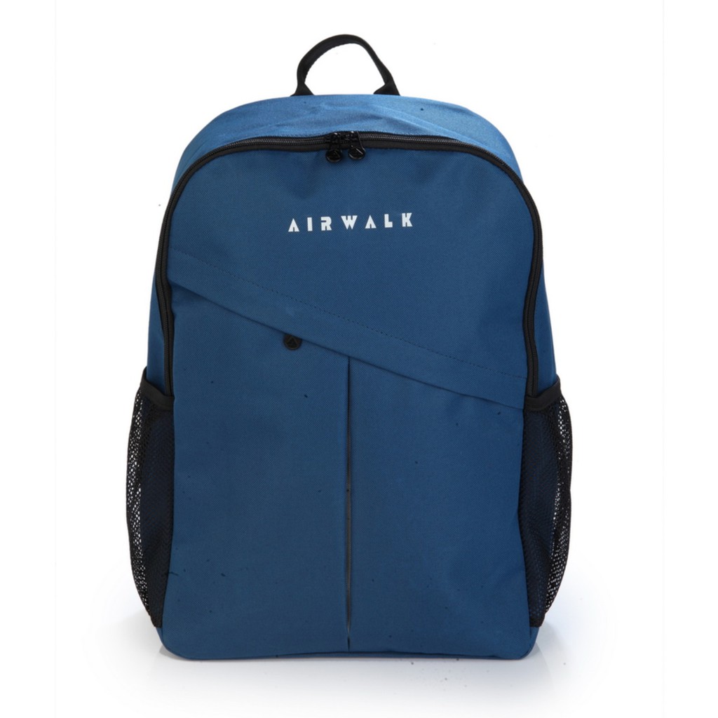 Tas Ransel Anak Sekolah  Tas Punggung Backpack Laptop Pria Wanita AIRWALK A2 Navy 100% ORIGINAL
