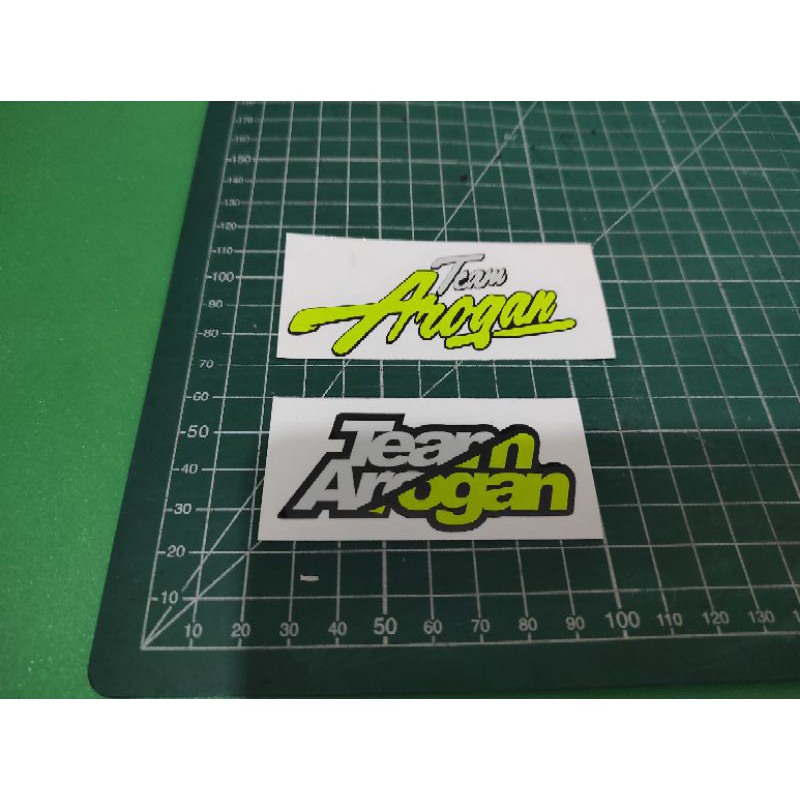 stiker team arogan