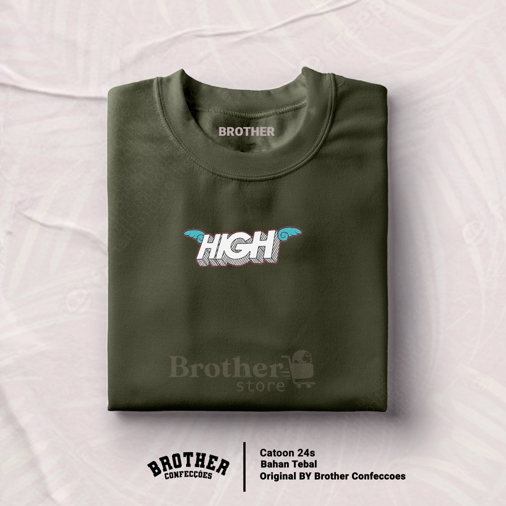 Brother Store Kaos Distro Pria - KAOS COWOK - Kaos Kata Kata - HIGH Premium