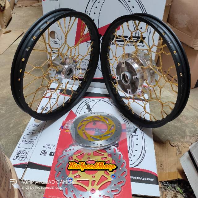 Velg JariJari Ninja R-RR JariJari Kepang Velg Hitam