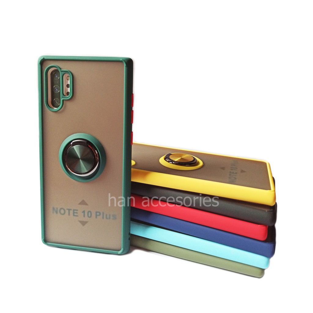 Samsung Galaxy NOTE 10  New Case Dove Ring Stand Anodize Colour - Case Matte Colour