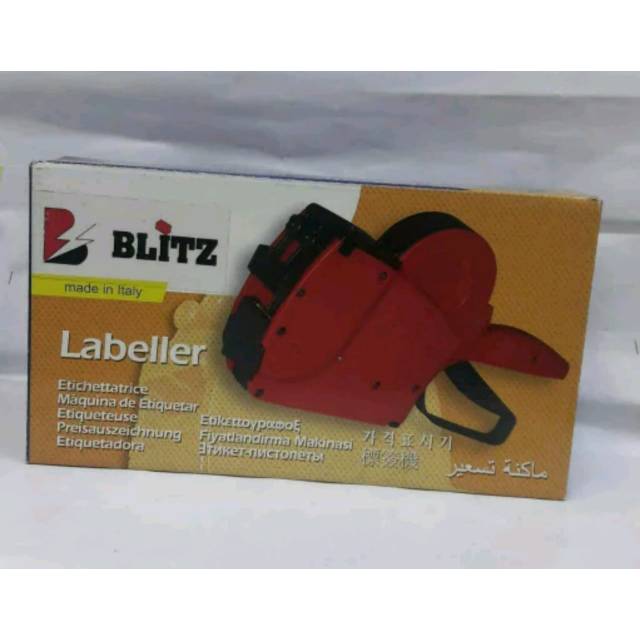 

BLITZ ALAT CETAK LABELLER BLITZ ANGKA HURUF / Cetak label harga