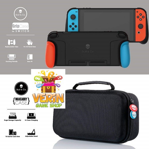 switch grip case skull & co
