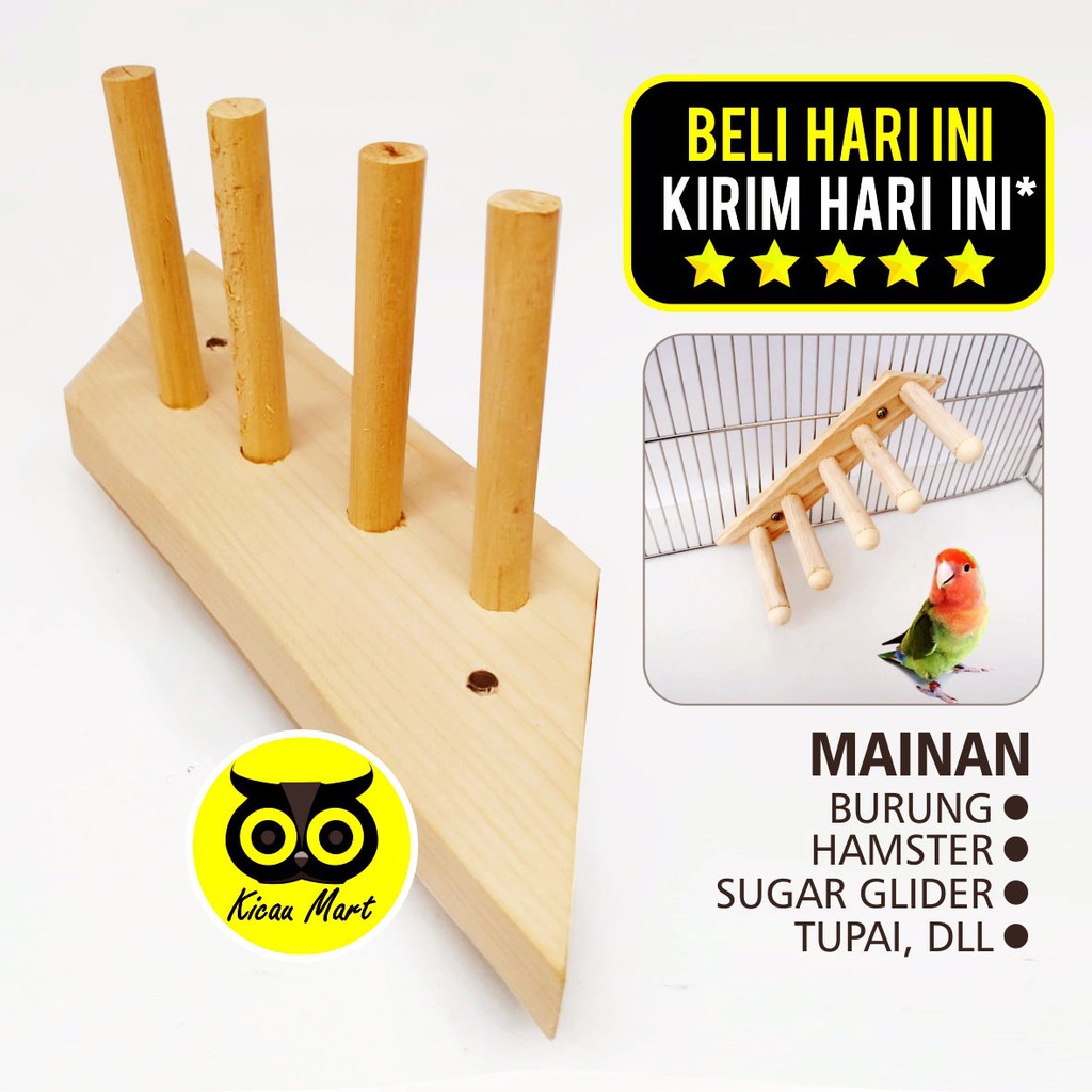 TANGKRINGAN RAILING SUSUN MAINAN BURUNG LOVEBIRD FALK SUNCONURE NURI BETET MAINAN HAMSTER GECKO TKRL