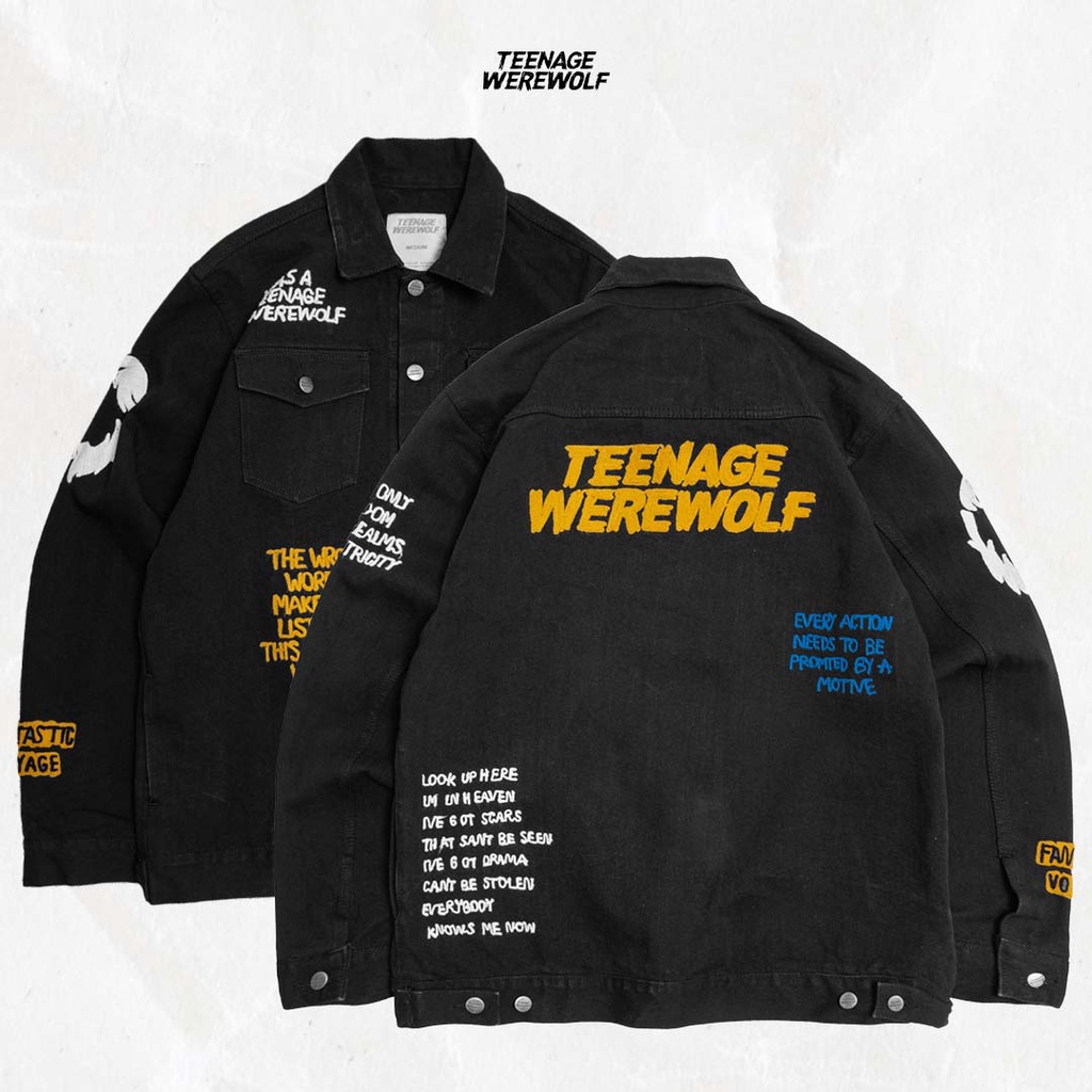 Teenage Werewolf Jacket Denim Black