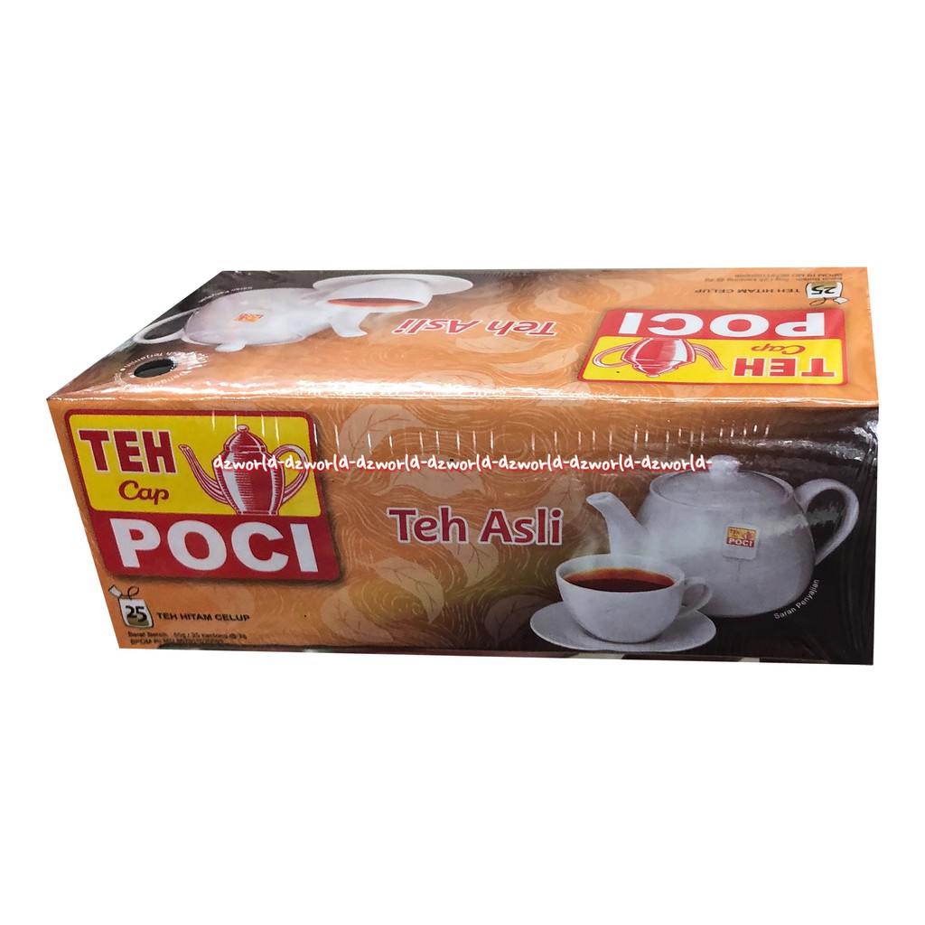 Teh Cap Poci Teh Asli Teh Hitam Celup 25Bag Teh Tjap Poji