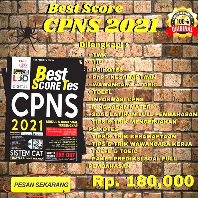 

cod Buku Tes CPNS Best Score 2021 laris