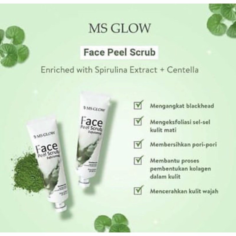 MS GLOW FACE PEEL SCRUB