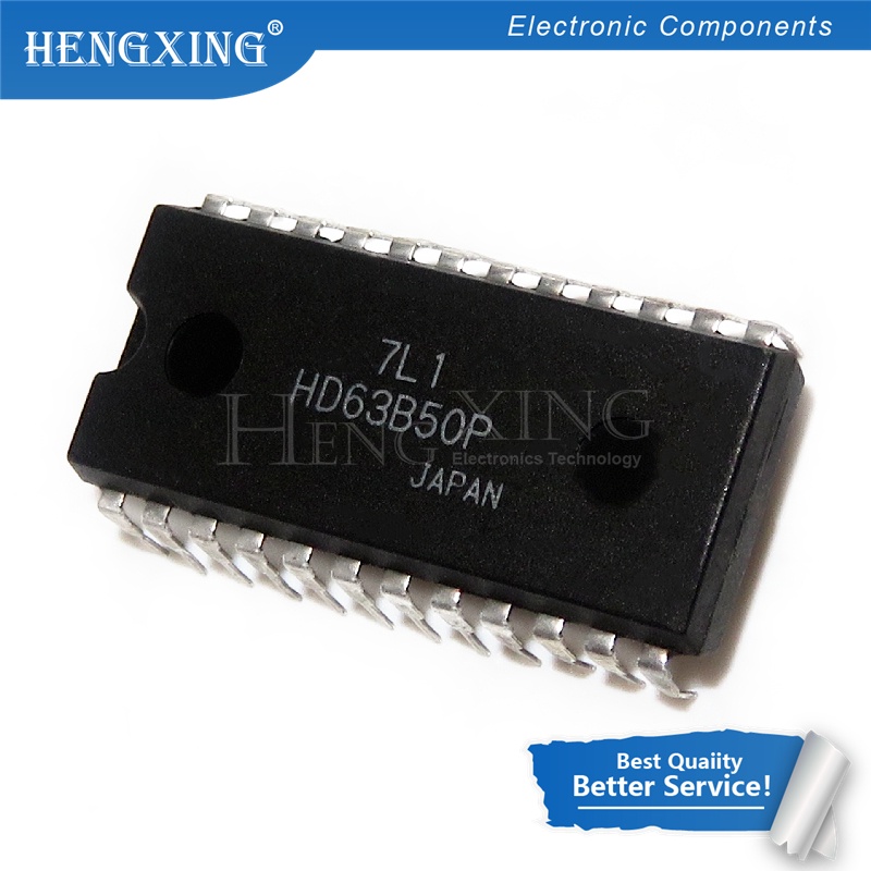 10pcs Komponen Elektronik HD63B50P HD63B50 HD63850 DIP-24