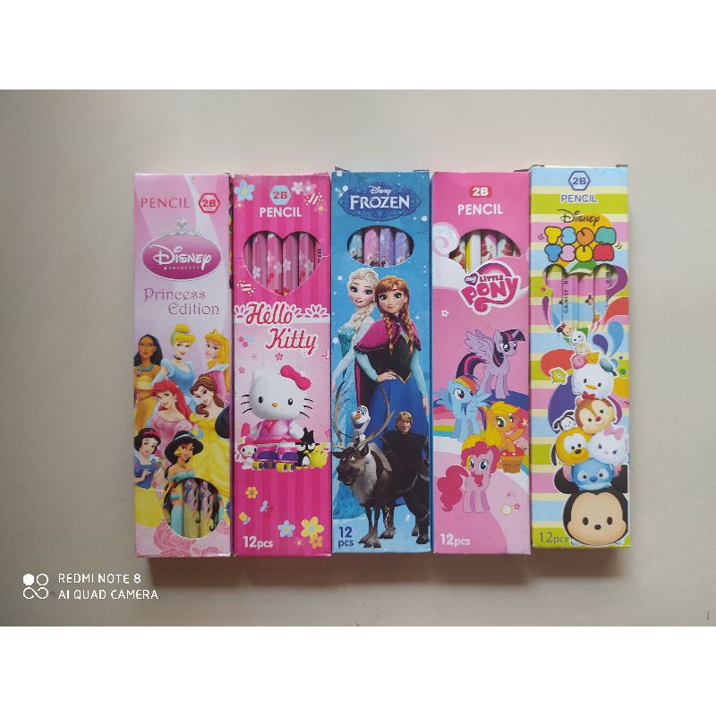 

pensil karakter 1 box isi 12pc