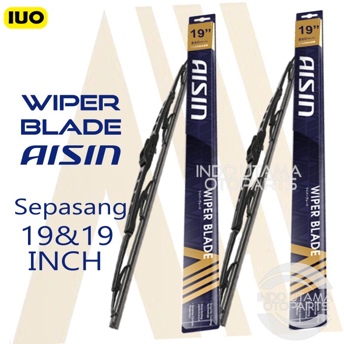 Wiper Mobil Daihatsu Luxio AISIN Sepasang 19-19&quot; ORIGINAL