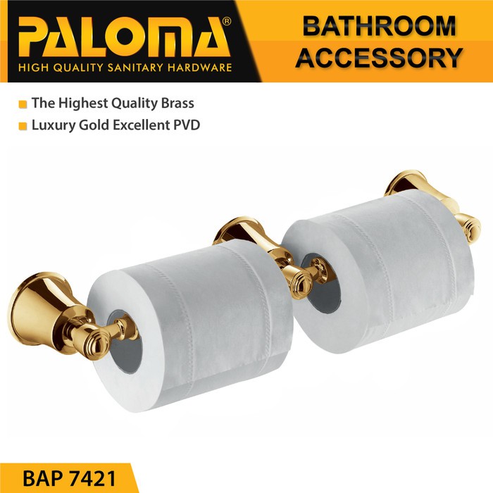 PALOMA BAP 7421 Tempat Tissue Toilet Holder Tisu Gulung Roll WC Mandi