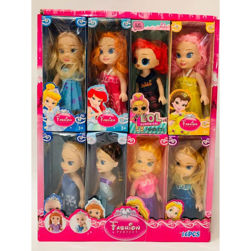 Boneka Fashion Perfect Kecil isi 16 pcs