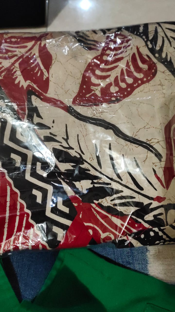 Atasan Blouse Batik Wanita Model Kimono Lengan Panjang / Pendek, 262/267 Vd# Bahan Katun Stretch