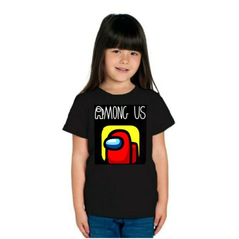 kaos anak perempuan motif terbaru/kekinian/atasan anak perempuan 1-10tahun