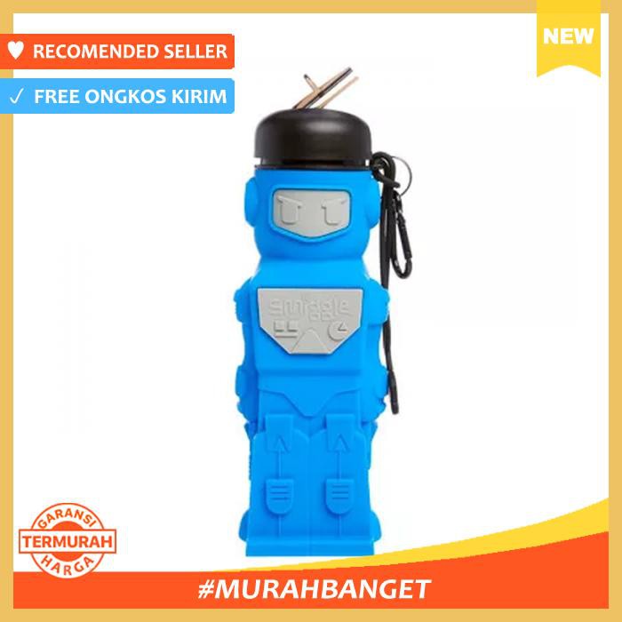 Botol Minum & Termos - Smiggle Robot Silicone Drink Bottle Botol Minum Smiggle - Bekal