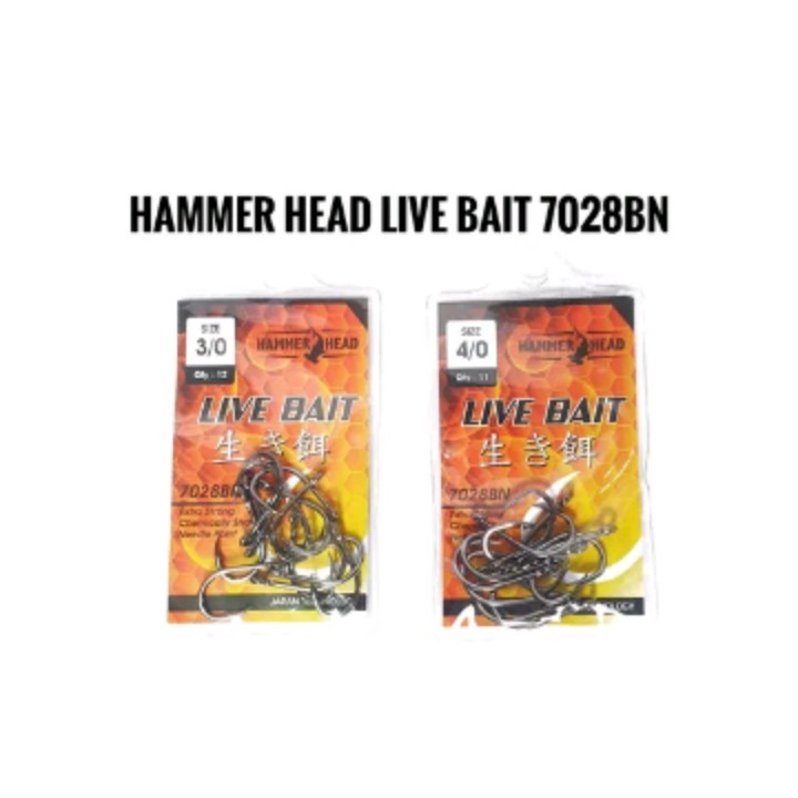 Kail Pancing Hammer Head Live Bait 7028BN