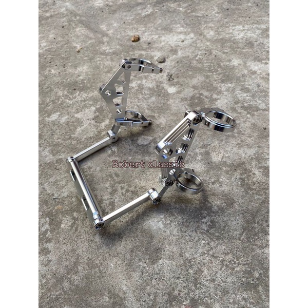 pangkon lampu cnc kupingan lampu cnc set dudukan plat nomor pnp as 31 33 cb gl megapro tiger ninja v