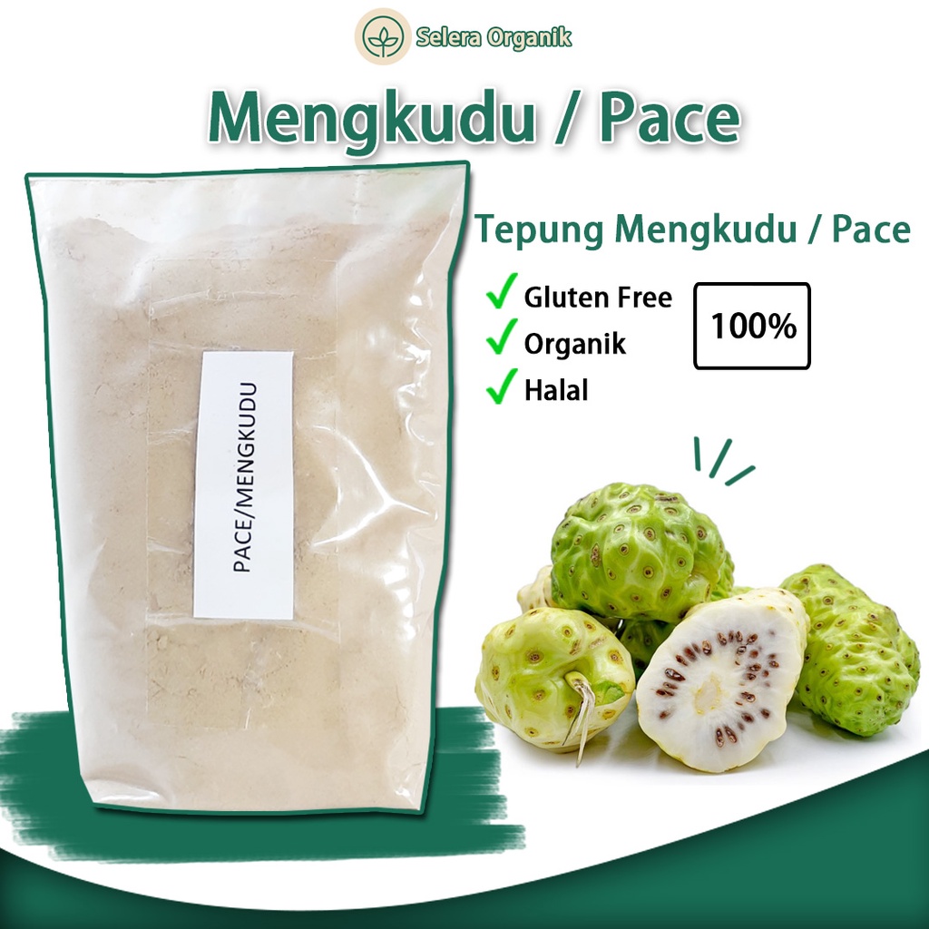 

Tepung Mengkudu / Kudu / Pace (1kg) Organik Bebas Gluten Free | Selera Organik Jogja - 1kg