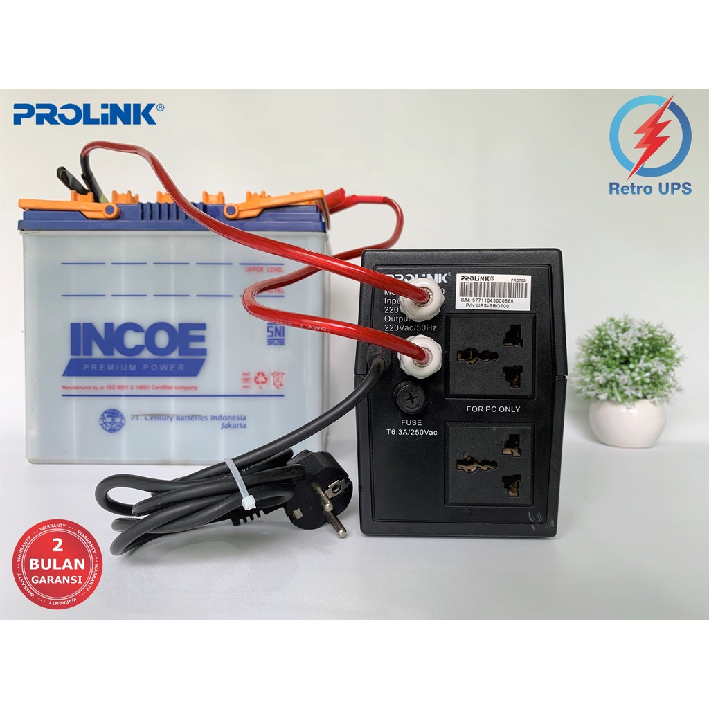 UPS Modif 650VA Prolink pro700 2nd Modifikasi ( Solusi Power Inverter otomatis ) Termurah