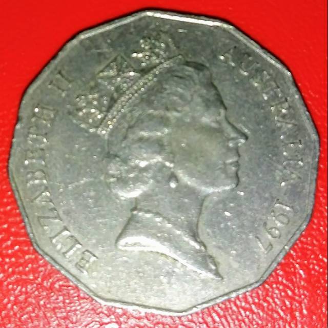 1997 Koin Australia 50 cent