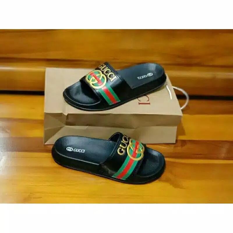 Sendal slop Gucci Sandal Slide Selop Pria Wanita Sendal Selop Terbaru