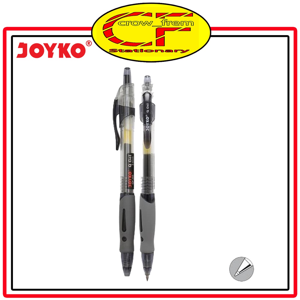 

Pulpen Joyko Q Gel GP-265 Satuan 1pcs Hitam