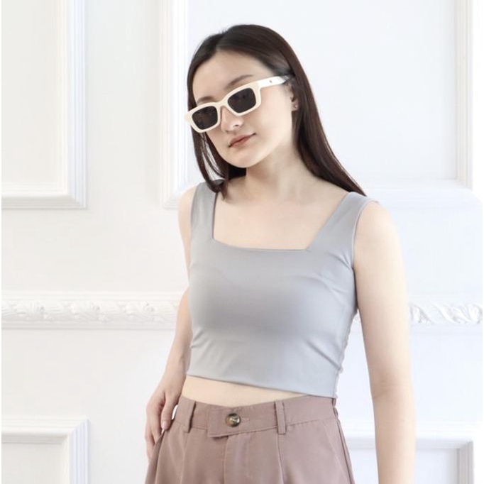 TANK TOP WANITA TANKTOP SQUARE CROP TANKTOP WANITA