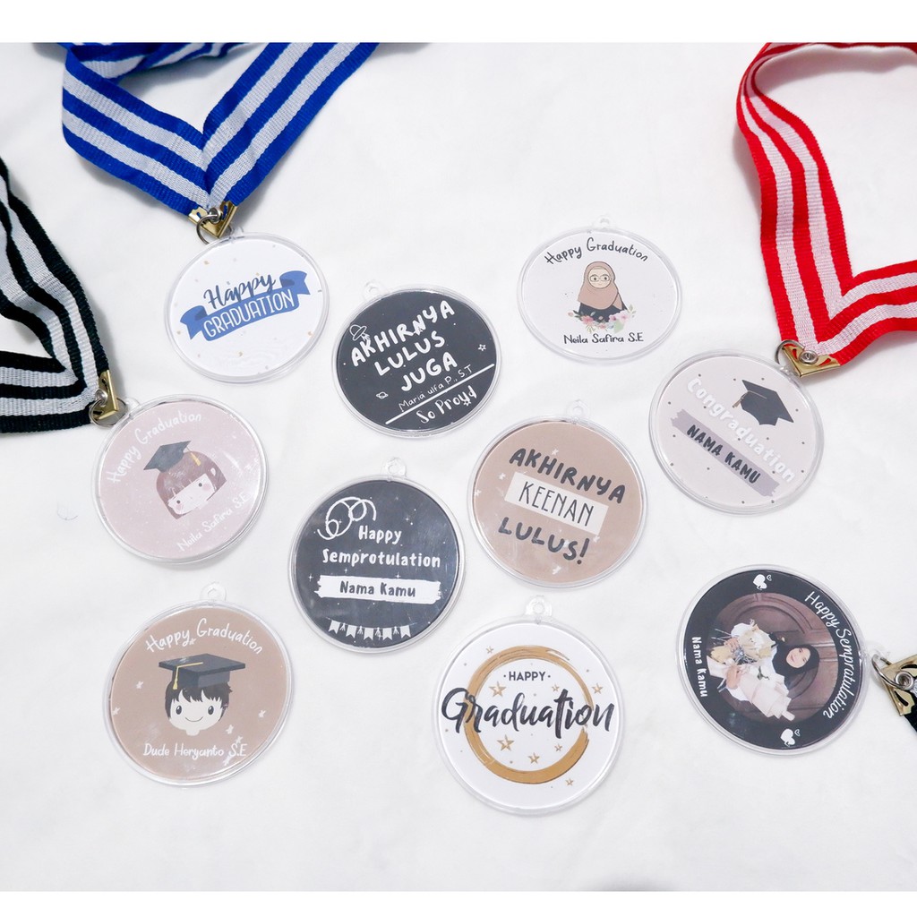 

HADIAH WISUDA, READYSTOCK ! MEDALI UNIK, KADO WISUDA, KADO PACAR, HADIAH, MEDALI CUSTOM, KADO