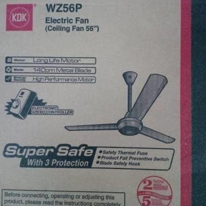 Kdk Ceiling Fan Wz 56 P Kipas Angin Gantung Plafon Kdk