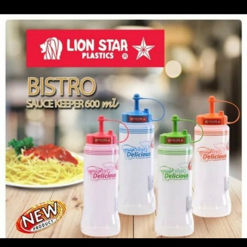 Bistro Sauce Keeper 600ml / Botol Kecap / Botol Minyak Plastik