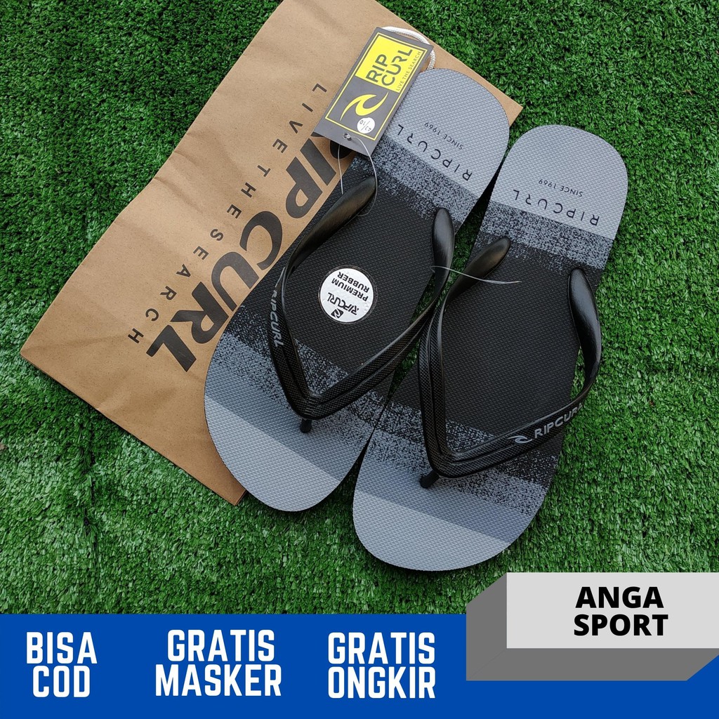 SANDAL JEPIT PRIA RIPCURL / SANDAL DISTRO COWOK CEWEK / SENDAL KASUAL / SENDAL SANTAI PREMIUM MURAH