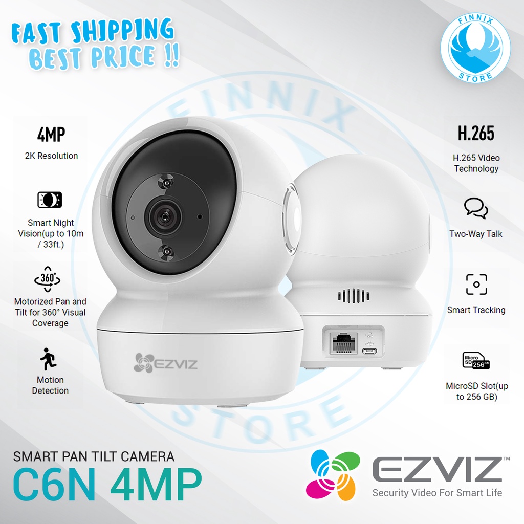 EZVIZ C6N 4MP Home Dome Smart Wireless IP Camera CCTV - GARANSI RESMI