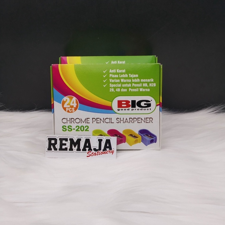 

Rautan / orotan / Serutan pensil BIG SS-202 per pack