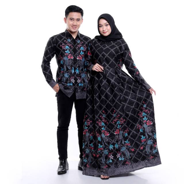 COUPLE BATIK GAMIS KEMEJA