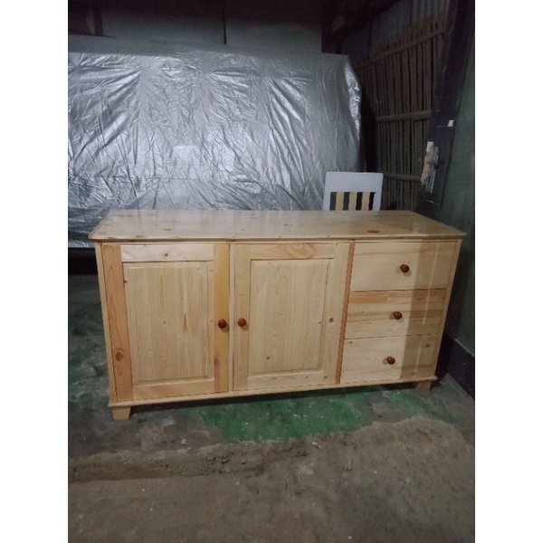 meja tv lemari tv jati Belanda murah